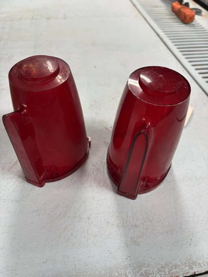 1963 Mercury Meteor Tail Light Lenses Original 63 A MR - Image 2 of 2