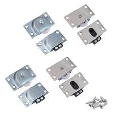 Lot de 4 roulettes coulissantes pour armoire, placard, fenêtre, porte couliss...
