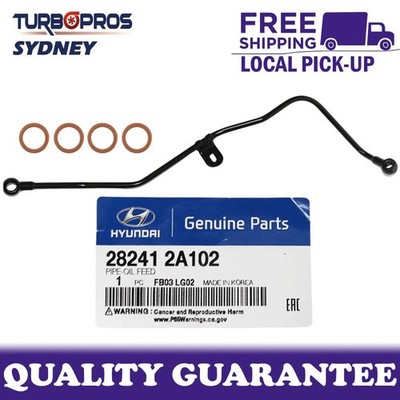 Genuine Turbo Charger Oil Feed Pipe With Gaskets For Kia Ceed 1.6L