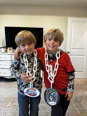 Baseball Player of the Game Award Chain for Tournaments and Team Events