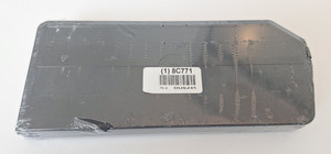 Quantum Storage Systems DUS245 Plastic Divider, Black, 10 In L, 4 1/4 In H, 6 Pk