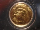 Eagle Head 1/500th Oz  .999 Fine Gold ...ICG graded MS70...Check it out !!