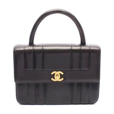 Chanel Mademoiselle Lambskin Handbag Black