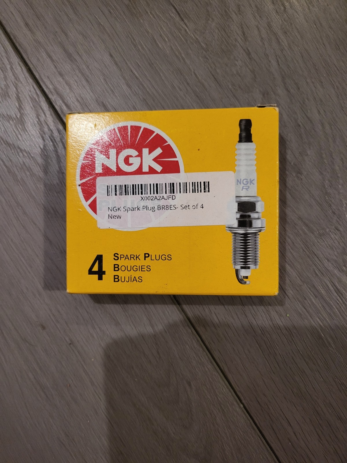 NGK BR8ES STANDARD Plug 5422  Spark Plugs Set of 4