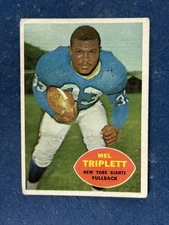 1960 Topps #73 Mel Triplett New York Giants GOOD