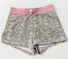 POLO RALPH LAUREN-M 8-10 -Girl  s Floral Shorts-French Terry-Pink Multi-Color