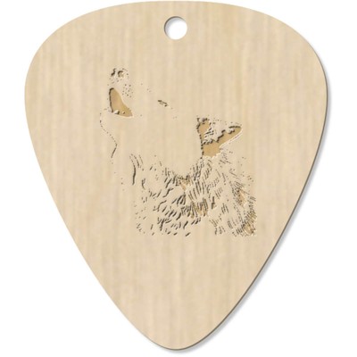 7 x ''Howling Wolf'' Gitarren-Plektren/Anhänger (GP00018092)