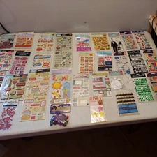 30 New Packages Of Scrapbook Stickers 