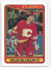 DOUG GILMOUR 1990-91 TOPPS CARD NM-MT CONDITION