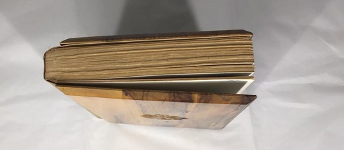 VINTAGE 1972 JERUSALEM The Living Bible OLIVE WOOD COVER - Picture 7 of 8