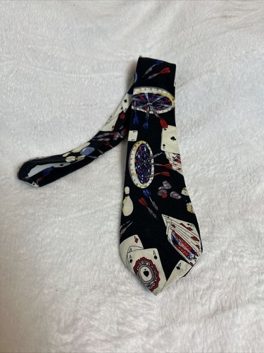 Men’s Necktie Novelty Bowling Card Games Darts Card Games￼￼