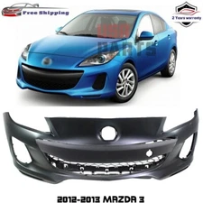 Front Bumper Cover & Grille Assembly Kit For 2012-2013 Mazda 3