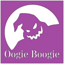 4"x4" Plastic Stencil - Nightmare Before Christmas (SA1335) (More Colors)*****