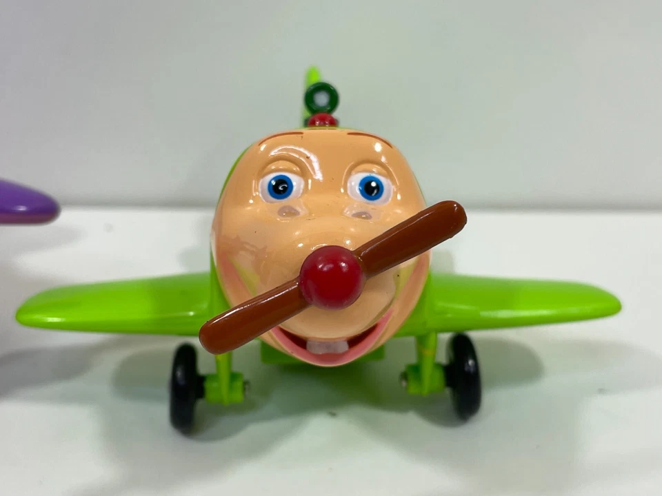 Lote de 2 Juguetes Vintage 2002 Wind Up Wonder Pal Jay the Jet Avión SNUFFY+TRACY Foto 3 de 4