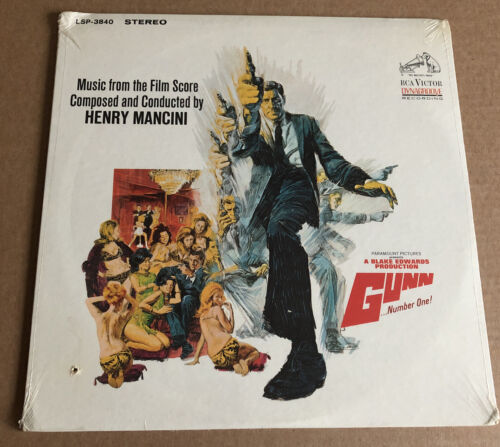 Gunn Number One. Soundtrack. Henry Mancini. Sealed. Vinyl. 1967.
