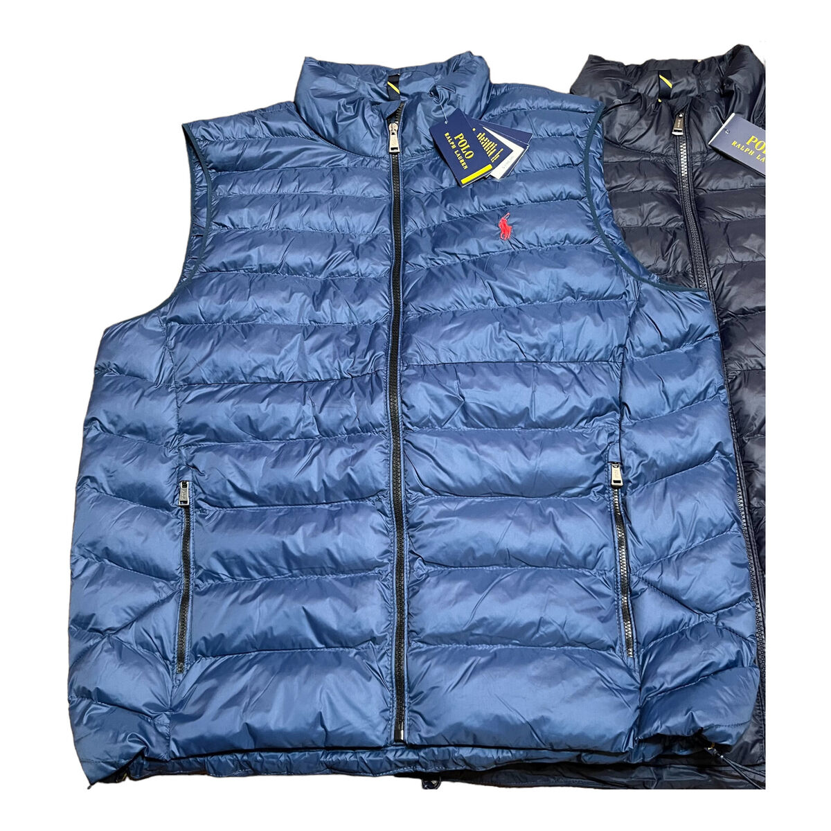 Polo Ralph Lauren Men's Navy Packable Quilted Puffer Vest / Big and Tall