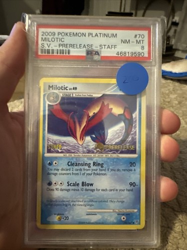 Pokemon Milotic 70/147 Supreme Victors Prerelease STAFF Promo NM!!