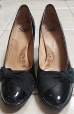 Sofft Womens Ladies High Heels Formal Dress Pump Shoes Leather Upper Lining