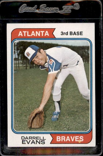 1974 Topps #140 Darrell Evans Atlanta Braves - schöne Karte!