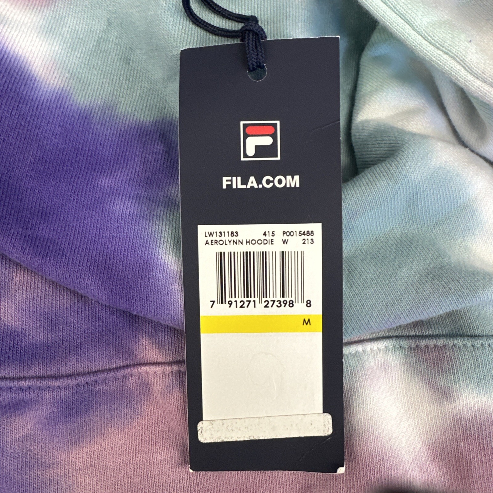 Fila Donna Tie Dye Pullover Aerolynn Felpa con Cappuccio (LW131183) Taglia Media