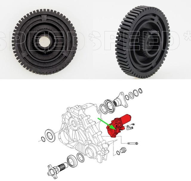 BMW X3 E83 X5 E53 X6 E71 ZAHNRAD STELLMOTOR VERTEILERGETRIEBE TRANSFER CASE