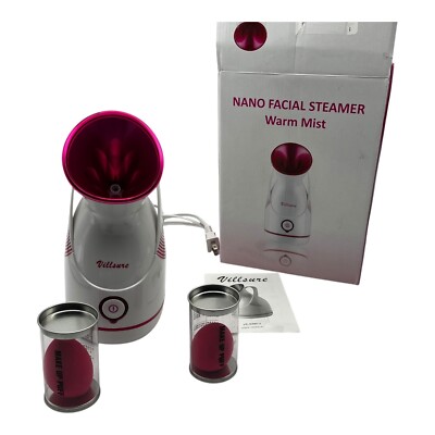 Villsure Nano Facial Steamer Warm Mist For Moisturizing & Skin Care
