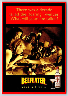 Beefeater Gin Adverting Vintage Postcard Continental