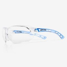 Skytec EME22 Safety Glasses | Rimless Sports Wraparound Grey & Clear Lens