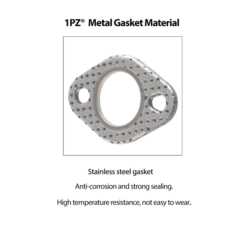 排气垫圈螺栓螺柱螺母适用于 GY6 50cc 70cc 90cc 110cc 125cc 150cc 滑板车 — 第 3/4 张图片