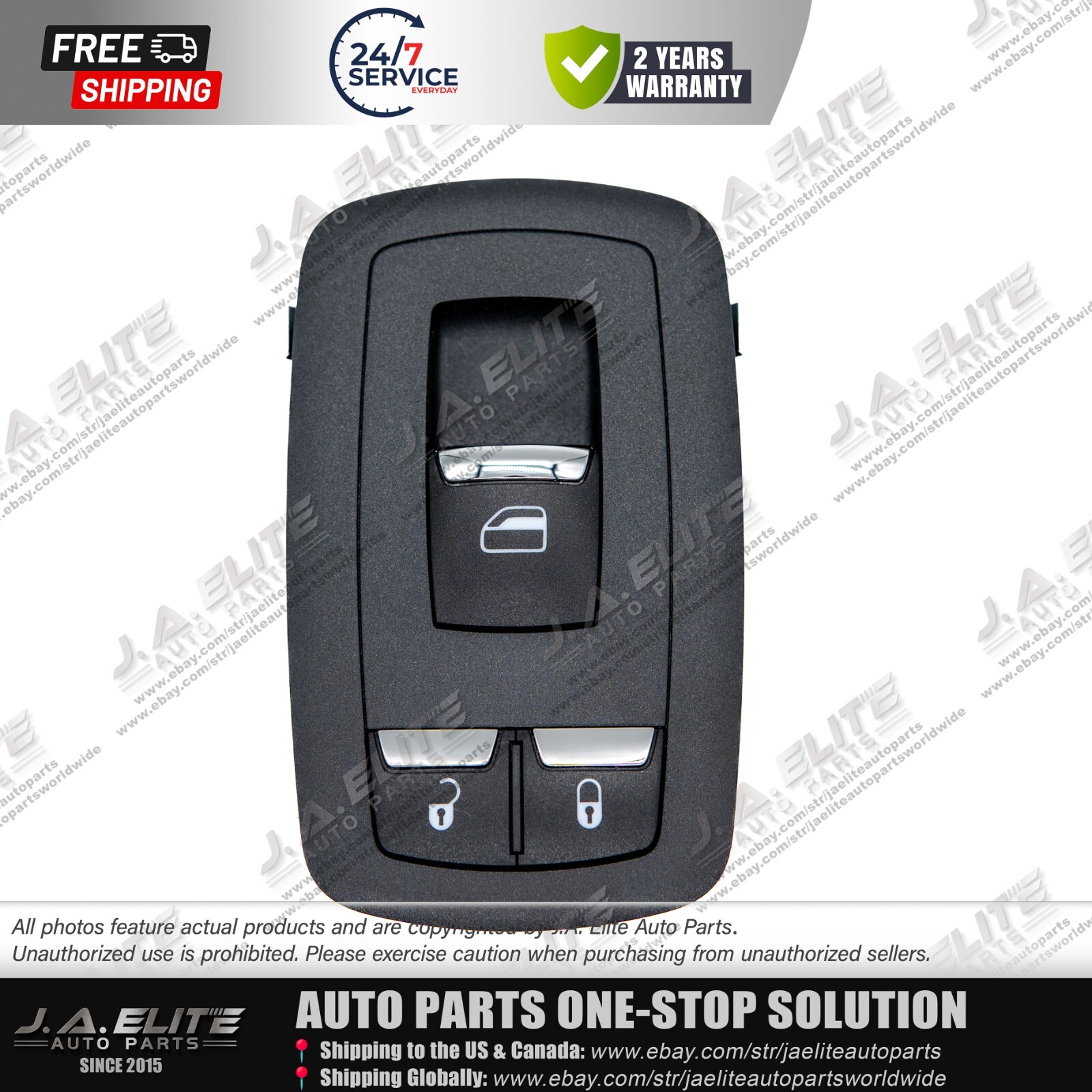Genuine Door Window Control Switch fits 14-22 Maserati Ghibli Levante 670097036