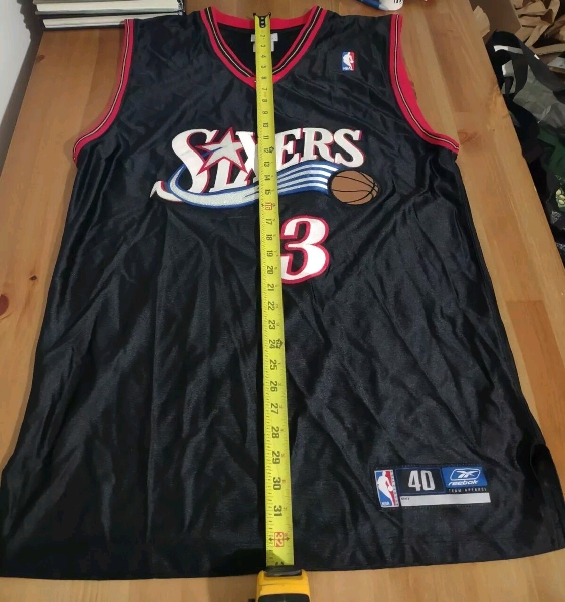Y2K Allen Iverson Philadelphia 76ers Authentic Reebok Home
