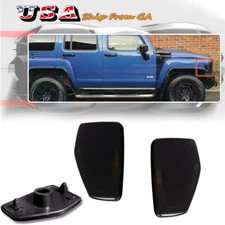 Smoked Lens Front Fender Side Marker Light Lamps Housing For 2006-2010 HUMMER H3