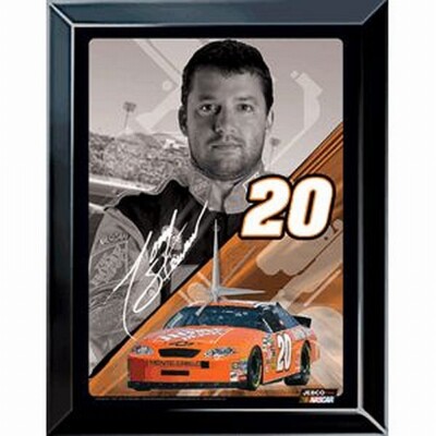 Tony Stewart Nascar Jebco Clock Uhr 35 cm Holz  Neu Motorsport