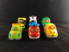 Mixed Lot Of 6 - Vtech Go Go Smart Wheels - SUV Helicopter Zebra Race Cars-2 Car