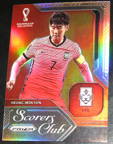 Heung Min Son [Silver] #12 2022 Panini Prizm World Cup Scorers Club card