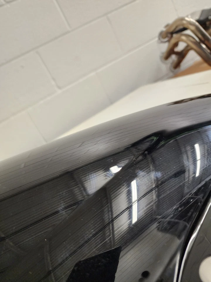 Kawasaki Ninja ZX-6R ZX6R E4S 2007-2008 parabrisas Dark Smoke #A615S 68-4443 Foto 3 de 4