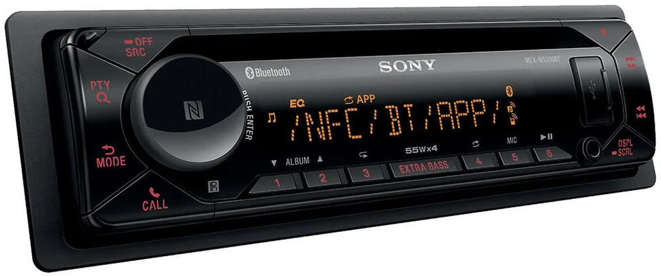 Sony MEX-N5200BT (MEXN5300BT) Bluetooth/CD Car Stereo w/ NFC - Image 2 of 4