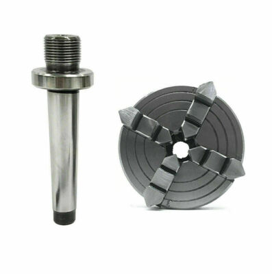 4 Jaw Independent Lathe Chuck Dia. 2-3/4'' 70mm M14X1 MT2 Shank Arbor M10X1.5