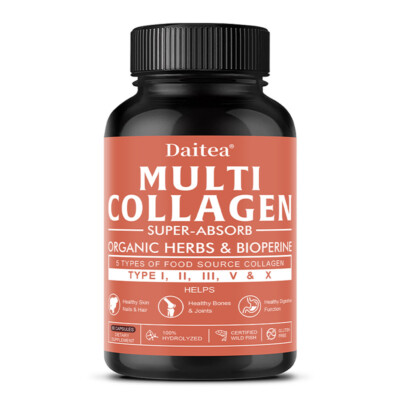 Multi Collagen Supplement Supports Healthy Skin,Hair & Nails,Balance DIgestive