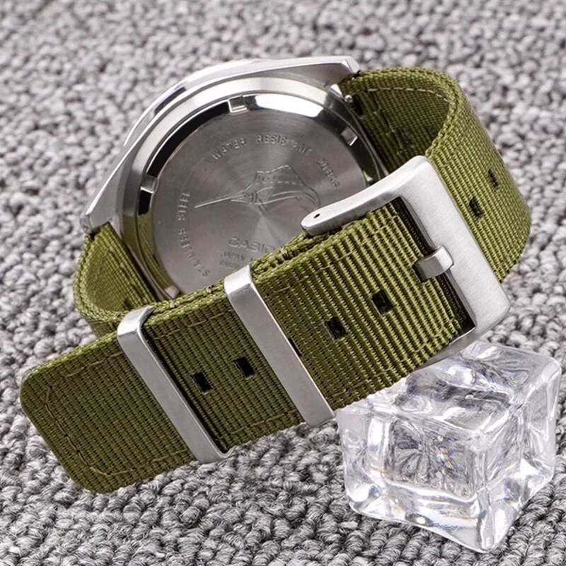 Correa de reloj de nailon correa deportiva liberación rápida repuesto 18 mm 20 mm 22 mm 24 mm Foto 4 de 4