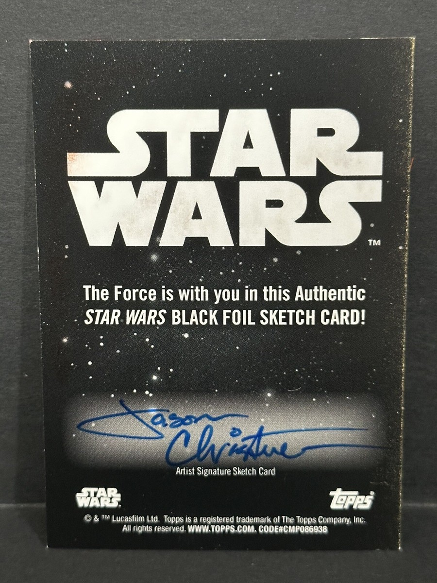 Topps - スケッチカード Star Wars The Force Awakens Star Wars The Force Awakens Storm Trooper Sketch Card #1/1