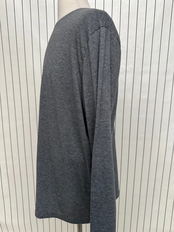 Athletic Works футболка мужская серый дышащий длинным рукавом обычный крой размер 2XL - Изображение 2 из 4