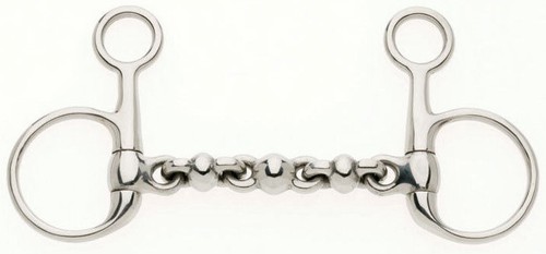 Lorina Filet Baucher French Link/Waterford/Single Jointed Hanging Cheek Snaffle - Picture 4 of 8