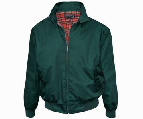 Heavy KB Green England Style Jacket Tartan Lined Punk Skinhead England Green - Picture 1 of 8
