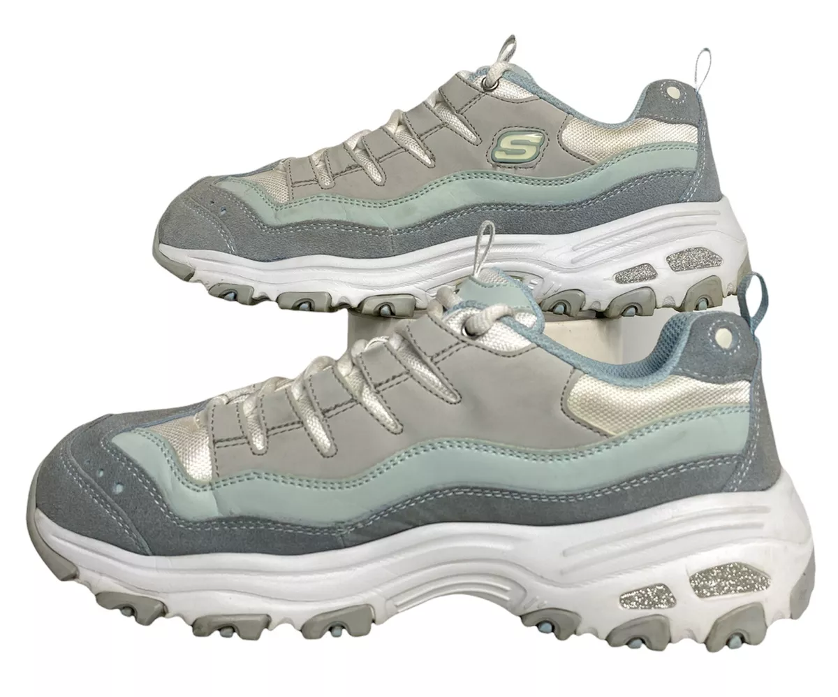 Skechers D'Lites Sure Thing Shoes Sneaker Womens Size 8.5 #13141