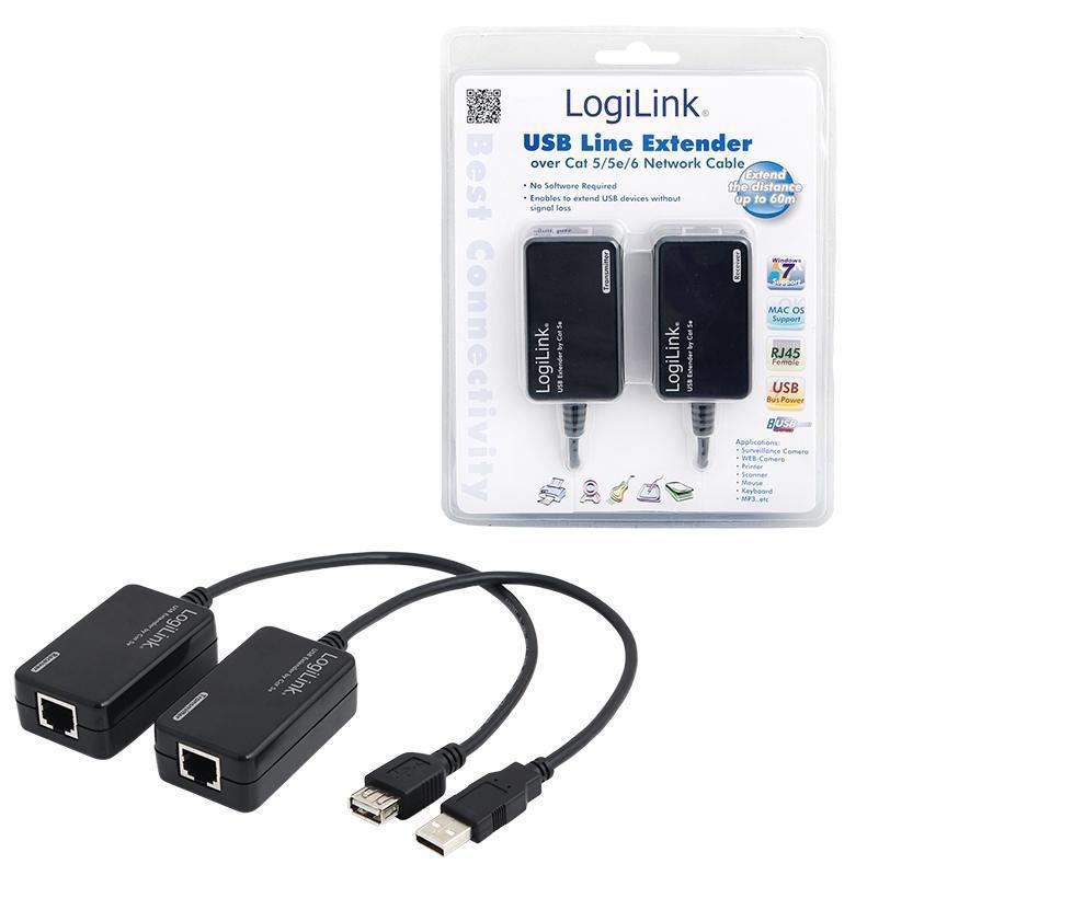 Extender by CAT-5/6 Kabel - 1
