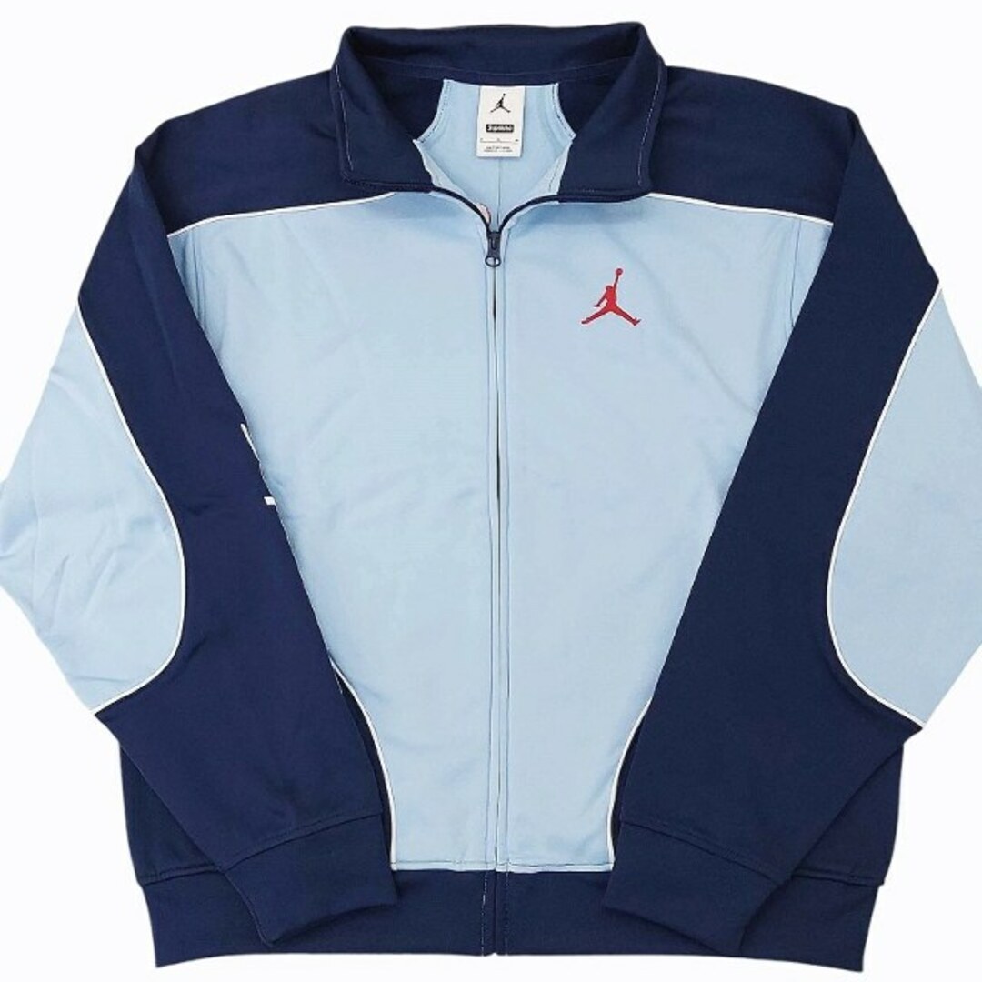 Supreme Jordan Tricot Track Jacket Light Blue Collaboration 