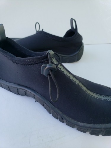 Zapatos de agua Hobie para mujer talla 6 negros neopreno sin cordones surf playa río antideslizantes - Imagen 6 de 10