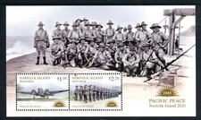 2020 Norfolk Island Pacific Peace - MUH Mini Sheet