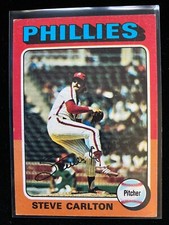 1975 Topps STEVE CARLTON #185 Cardinals Phillies HALL OF FAME ACE NEAR MINT+ B
